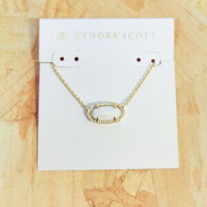 NEW Kendra Scott Elisa Ivory Pearl Necklace Gold
